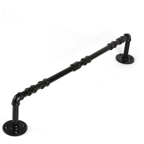 Escuadra para Estantería en Acero Negro Mate  Medidas 14085930 mm  Sistema de Fijación Atornillado  2 Unidades -