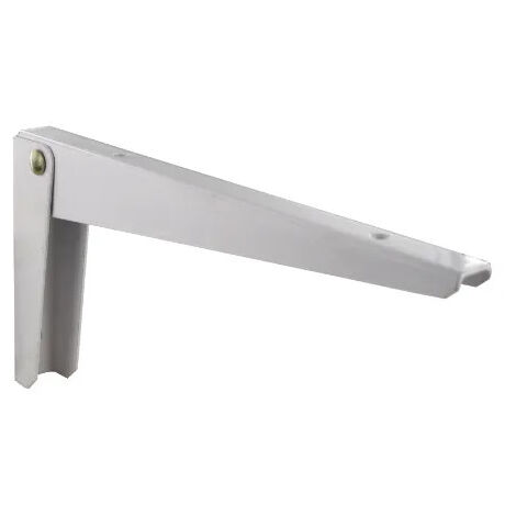 CIME Escuadra plegable H.130xA.300mm en acero blanco.