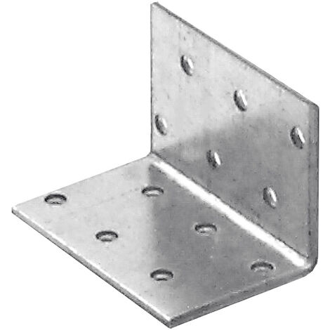 Escuadra simétrica perforada 80x80 - L80 - esp 2,5mm