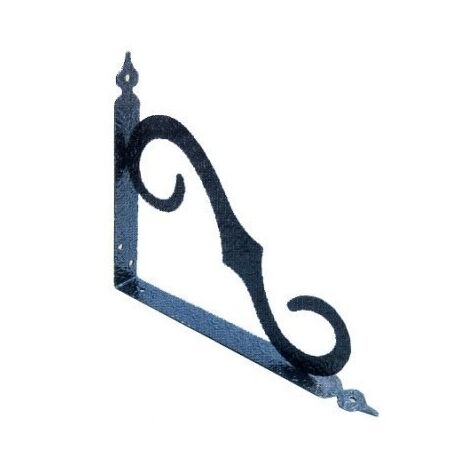 Escuadra Soporte 188X250Mm Ornamental Nivel Negro  Nv100289