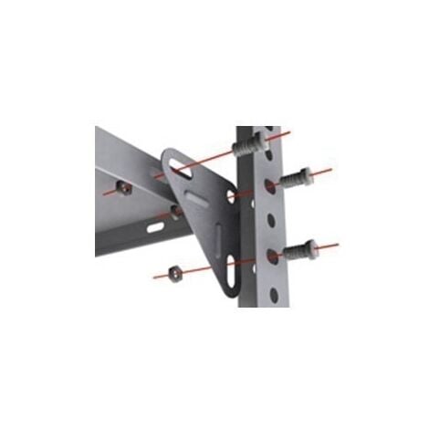 Escuadra Soporte Estanteria Acero Galvanizado Simonrack 8 Pz