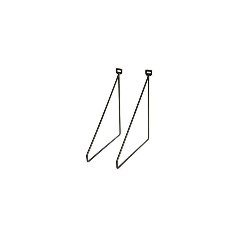 

Escuadra de Metal Thin Negro 24x26,5cm (2 escuadras)