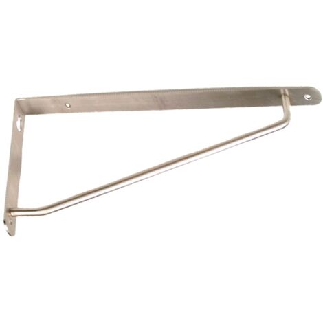 Escuadra Xabel 120X 60 Acero Inox   - XABEL - Escuadras para estantes con travesaño