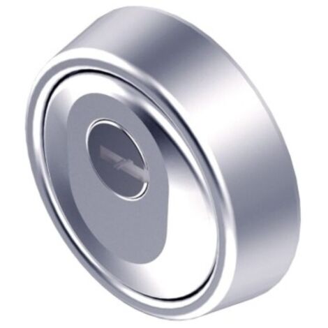 Escudo Cilindro Ø 65X24/17Mm Hoplon Acero Mac.Carbonitru Cr/