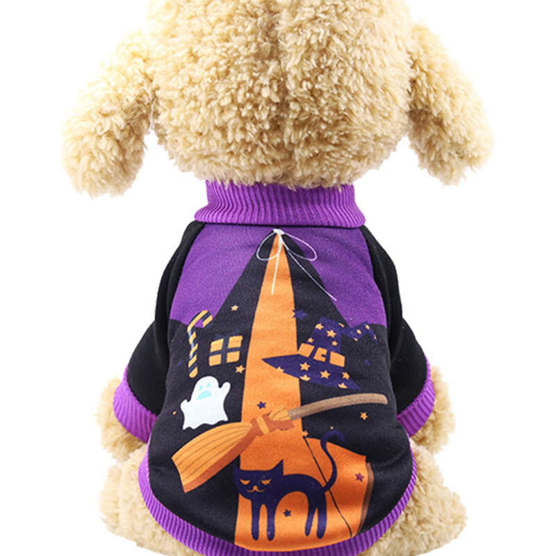 

Estilo de Halloween Ropa para perros y mascotas Suave y calido Otoño Invierno Abrigo para cachorros Ropa para mascotas Disfraces de cosplay, M y