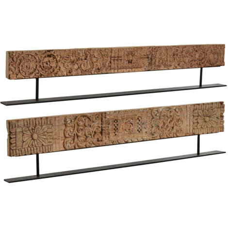 Escultura Madera Tallada 120X6X25 Pieza Unica