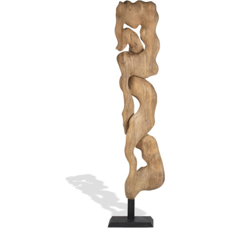 Escultura Suar Hierro 26X30X90 Tallado Natural