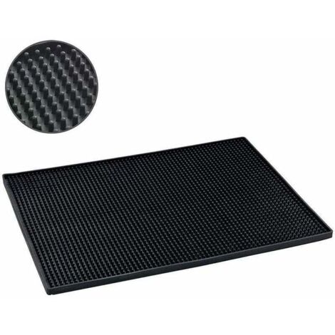Escurreplatos, 45x30 cm, negro