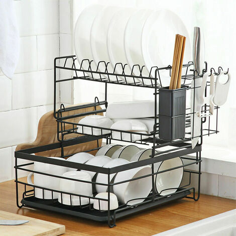 Porta platos en madera, escurridor de platos, Plate rack,woodwork, Dish  rack 