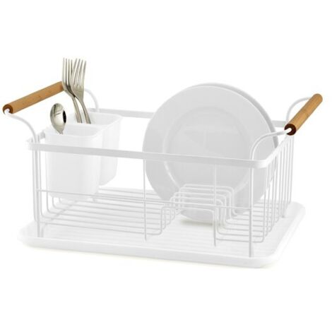ESCURREPLATOS METALICO BLANCO 39,5 X 26 X 18 CM - CC70032
