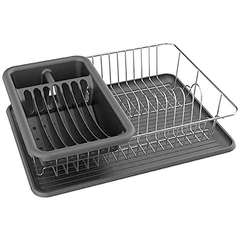 

Escurreplatos de plastico en color negro mate - MSV