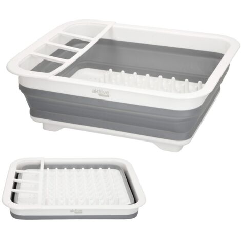 Escurreplatos Plegable Aktive en Silicona Transparente