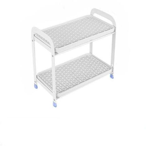 Escurridor compacto de acero y plástico para vasos (31,6 × 17 × 25,8 cm): soporte para vasos, práctico escurridor y ahorrador de espacio.