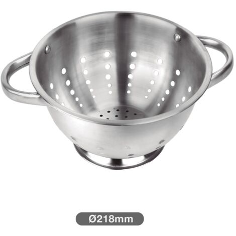 Escurridor con asas acero inox Ø26cm