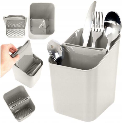 Escurridor de cubiertos, gris