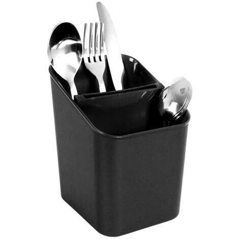 Escurridor de cubiertos negro