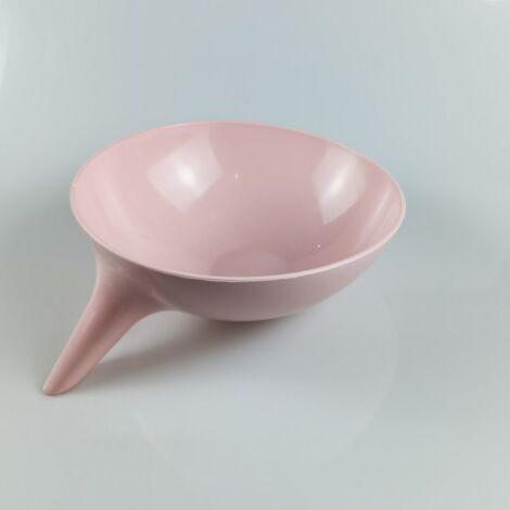 Escurridor de fregadero multifuncional de plástico para cocina, cesta de drenaje para verduras y frutas (rosa)
