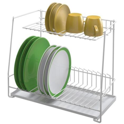 escurridor de platos de 2 niveles Lagon - Metaltex