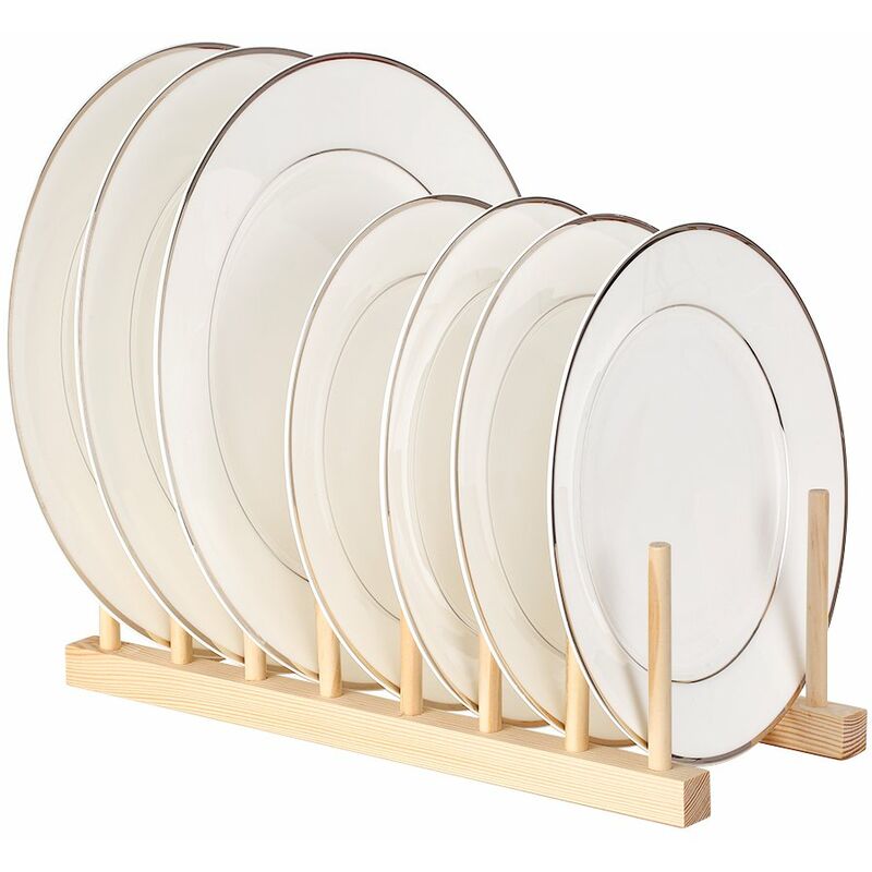 

Escurridor de platos de madera multiusos Platos Escurridor de secado Soporte de almacenamiento,Tipo 2