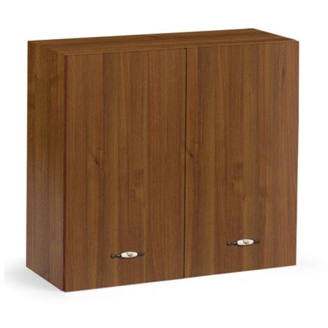 Escurridor de platos modular de nogal mueble alto para cocina Cm 80 Cm 80x32xH 72