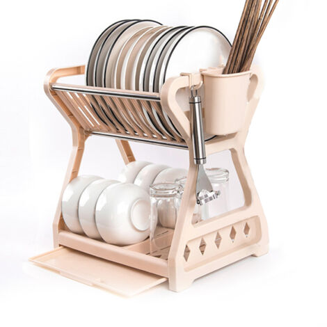 Escurridor de platos multinivel – Organizador de encimera – Almacenaje para cocina – Gancho de espacio