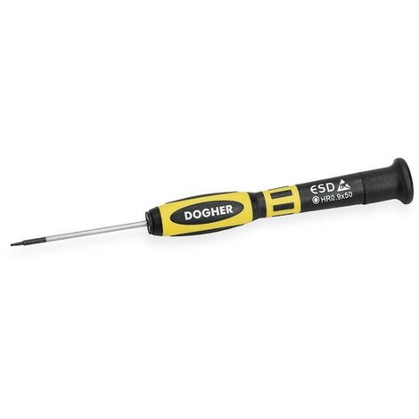 ESD CrMo Präzisions-Verlustschraubendreher, Sechskant 0,7 mm  DOGHER 394-HR007