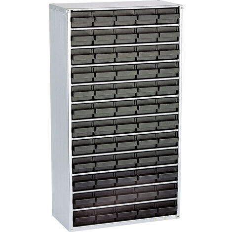 ESD raaco 1260-00 Stahlmagazin (L x B x H) 306 x 150 x 552 mm Anzahl Fächer: 60 inkl. Erdungskabel