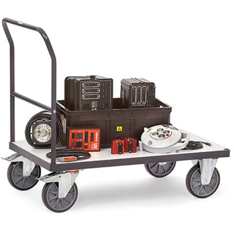 ESD-Wagen - Platte 1000 x 600 mm - Tragfähigkeit 600 kg - 9501/ESD