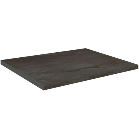 Esilo Küchenarbeitsplatte 80 cm anthrazit grau.