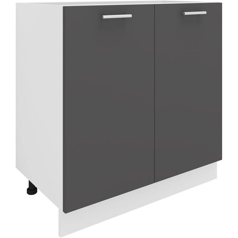 VCM Unterschrank "Küchenschrank B 80 cm Unterschrank Drehtüren Esilo" 1 Stk. tlg.