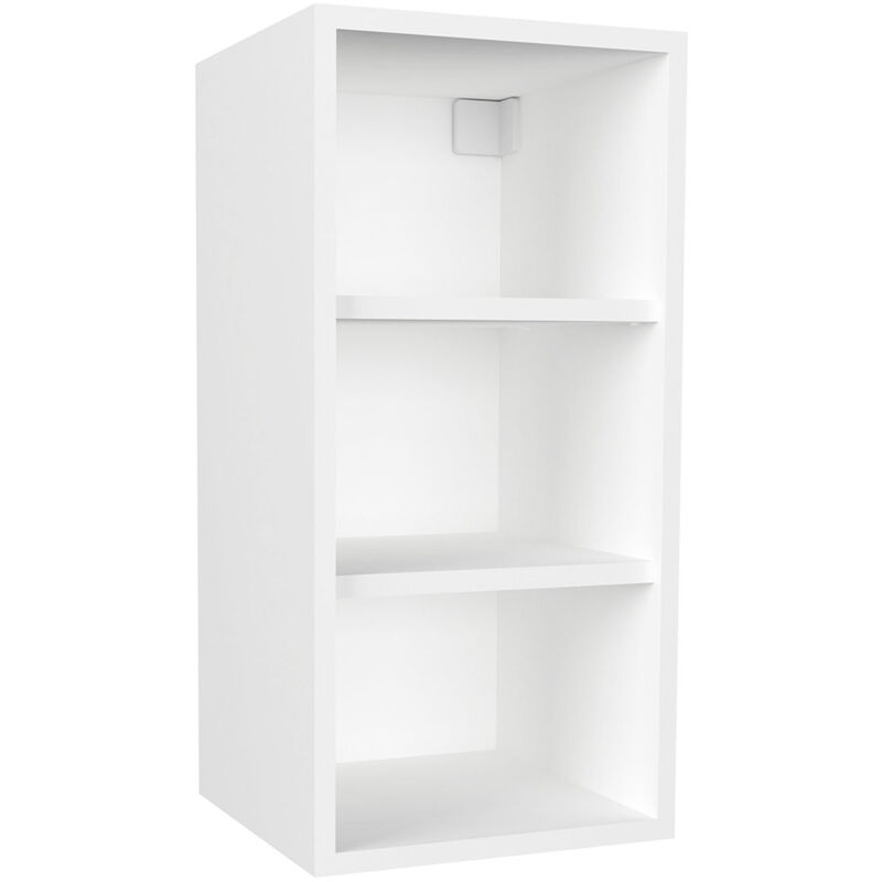 Esilo meuble haut de cuisine 30 cm 3 tablettes blanc.