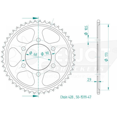 Esjot - Couronne - 47 dents
