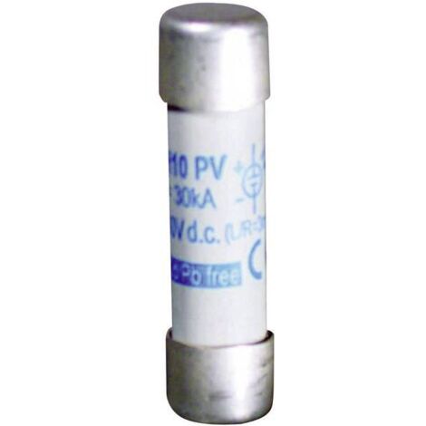 ESKA 1038720 Rapido Fusibile per fotovoltaico (Ø x L) 10.3 mm x 38 mm 2 A 1000 V/DC Rapido 1 pz.