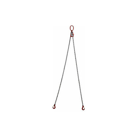 Eslinga de cadena GK8  carga máx 1600 kg  grosor de la cadena