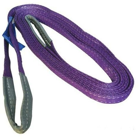 eslinga plana. capacidad de carga. ancho 30mm. longitud 3m. morado. 1000 kg - patacho
