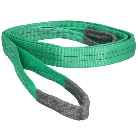 Eslinga Plana Doble Banda 2.000 Kg. 4 Metros Color Verde