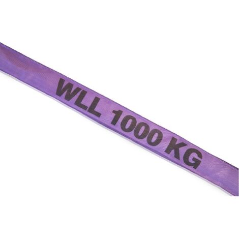 Eslinga redonda DIN EN 1492-2 circunferencia 2 m violeta capacidad de carga 1000 kg DOLEZYCH