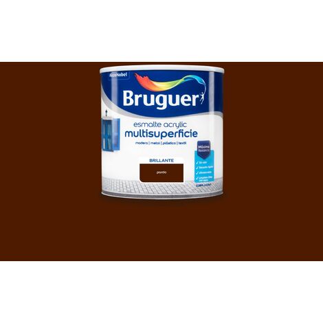 ESMALTE ACRIL BRI. 250 ML PARDO INT/EXT S/OLOR BRUGUER