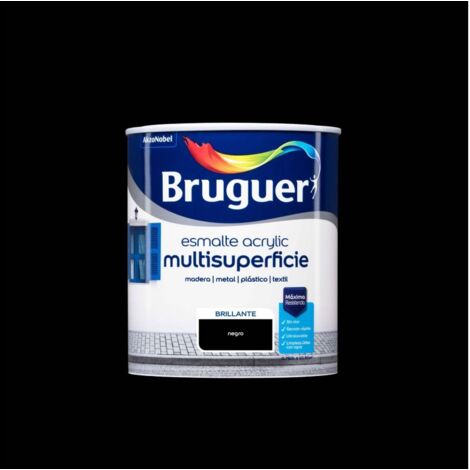 Esmalte acril bri. 750 ml ne int/ext s/olor bruguer