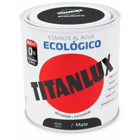 ESMALTE ACRIL MATE 250 ML NE AL AGUA ECOLOGICO TITANLUX