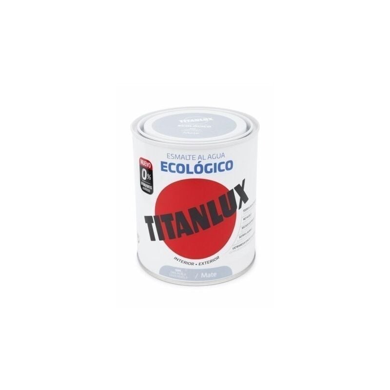

Esmalte Mate 750 Ml Gr/Per Al Agua Ecologico Titanlux