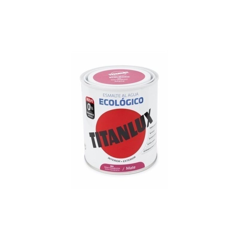 

Esmalte Mate 750 Ml Ros/Fla Al Agua Ecologico Titanlux