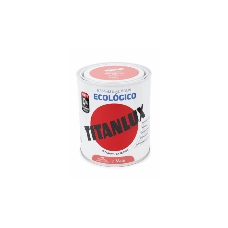 

Esmalte 750 Ml Ro/Cor Al Agua Ecologico Titanlux