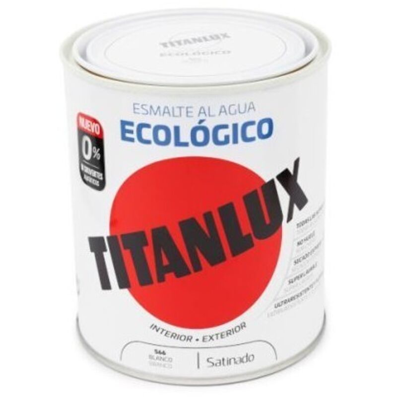 

Esmalte 750 Ml Taba Al Agua Ecologico Titanlux