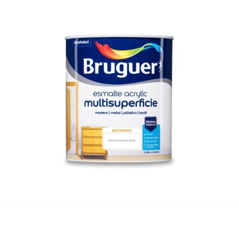 Esmalte acril sat. 750 ml bl/perm int/ext s/olor bruguer