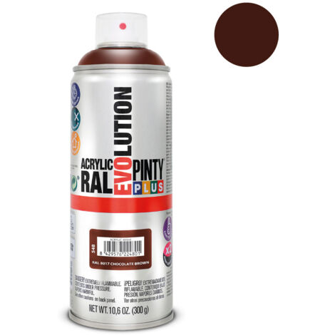 Esmalte Acrílico Spray 400ml RAL8017 Chocolate Pintyplus