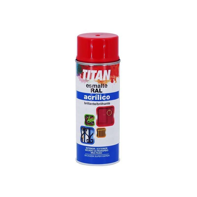 

Esmalte Acrílico Titan Spray 400 mL | RAL 3020