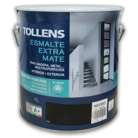 ESMALTE AL AGUA EXTRA MATE 4 LT