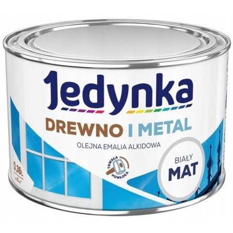 ESMALTE ALQUÍDICO PARA MADERA Y METAL BLANCO MATE 0.36L - 5EMAL.BIM0.4