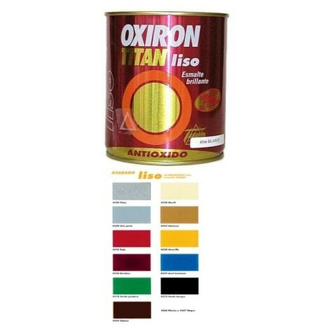 AKZO NOBEL ESMALTE ANTIOXI. BRI. 750 ML BURDEOS EXT. LISO OXIRON TITAN